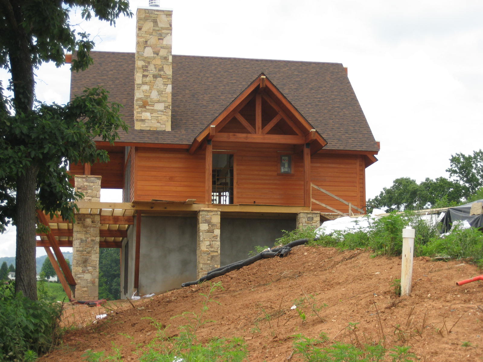 Cypress lumber boards